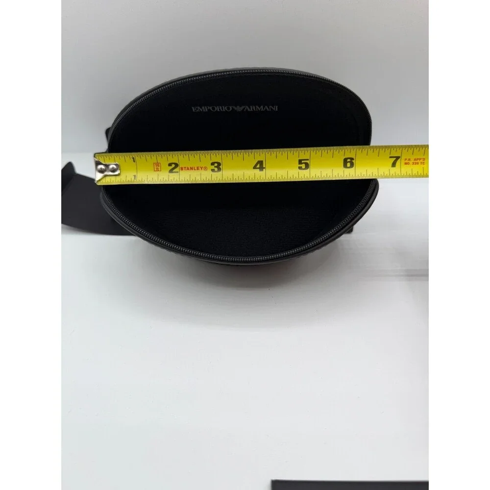 Emporio Armani Sunglasses Case Box Set w/ Papers Authentic Black EUC Gift